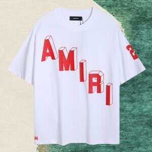 AMIRI men's white short sleeve